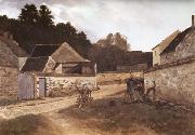 Village Street in Marlotte